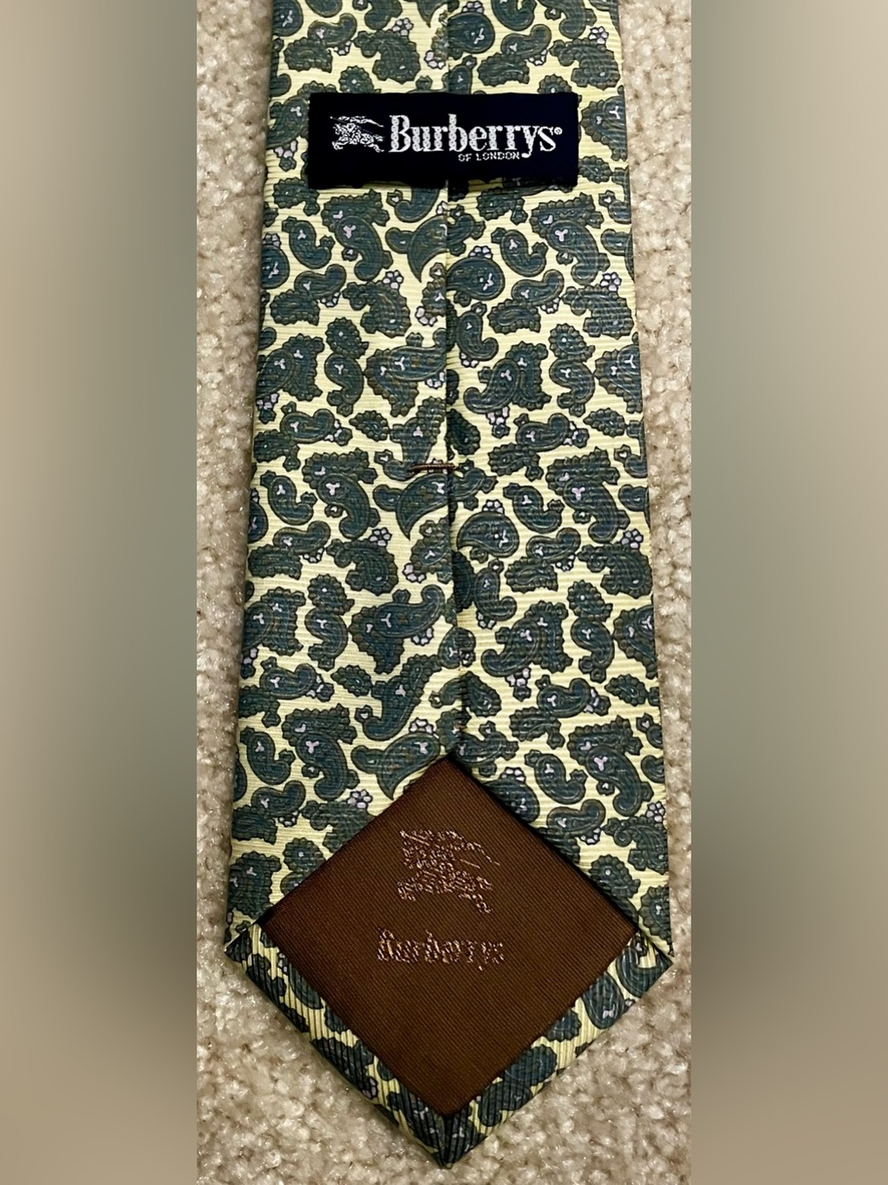 Vintage Burberrys Silk Tie